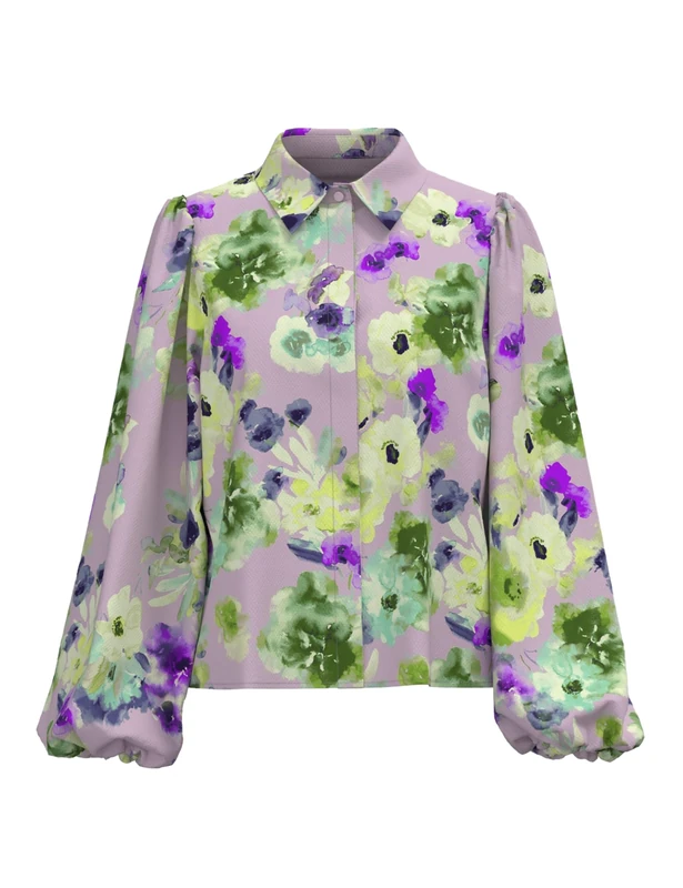 YAS asina LS Shirt S. Noos, Pale Lilac, 18