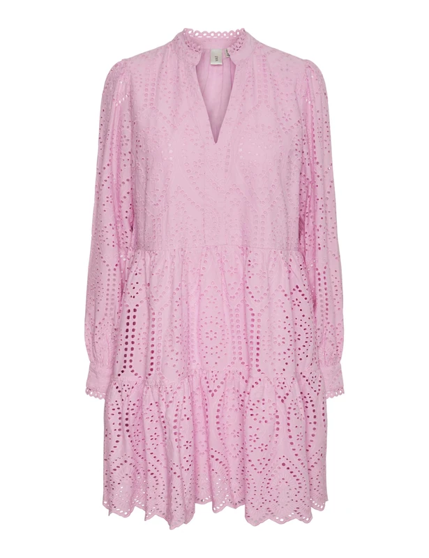 YAS Women's Yasholi LS Dress S. Noos, Pastel Lavender, XL