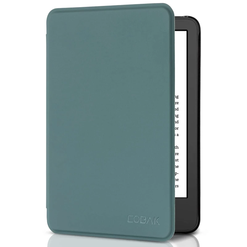 CoBak Deep Green Smart Cover for Kindle 6" 11th Gen - Auto Sleep/Wake