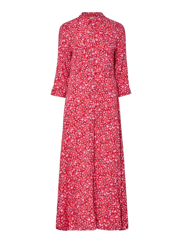 YAS S. Noos Yassavanna Women's Long Shirt Dress, Cyclamen, L