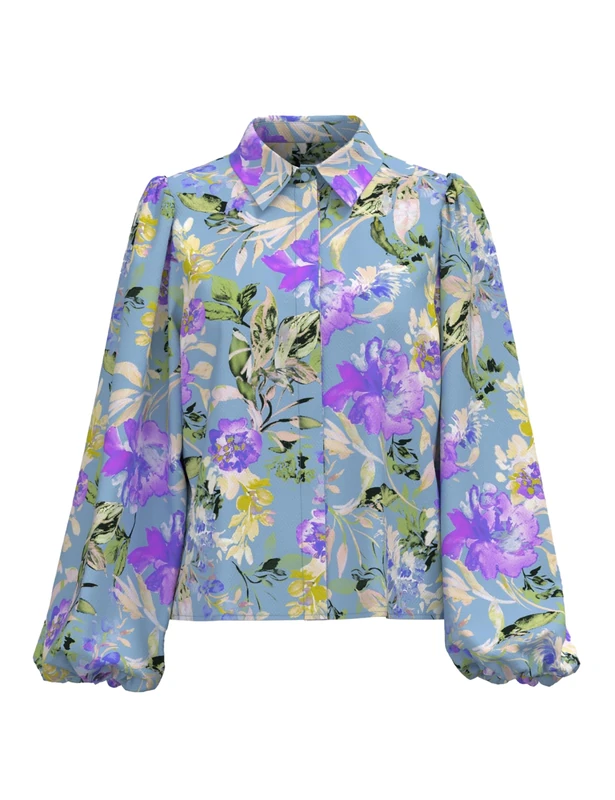 YAS asina LS Shirt S. Noos, Clear Sky, 8