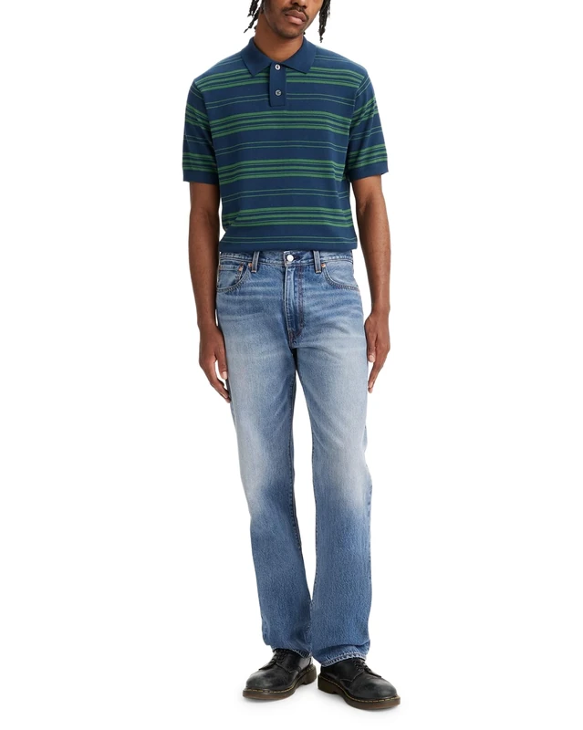 Levi's Men's 555 Relaxed Straight Jeans Indigo Champion Blue 30 30 - Image 1