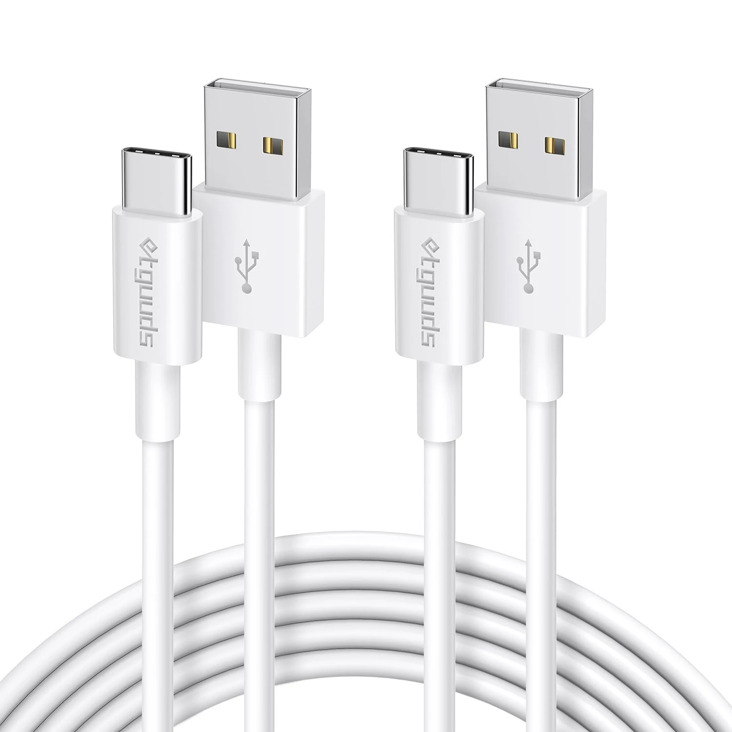 etguuds USB C Cable 2Pack 1M, iPhone 17 USB A to USB C Charger Cable 3.1A Fast Charging USBC Lead Compatible with iPhone 17 16 15 Pro Max Samsung Galaxy S24 S23 S20 S21 S8 S9 Note 10 9 8