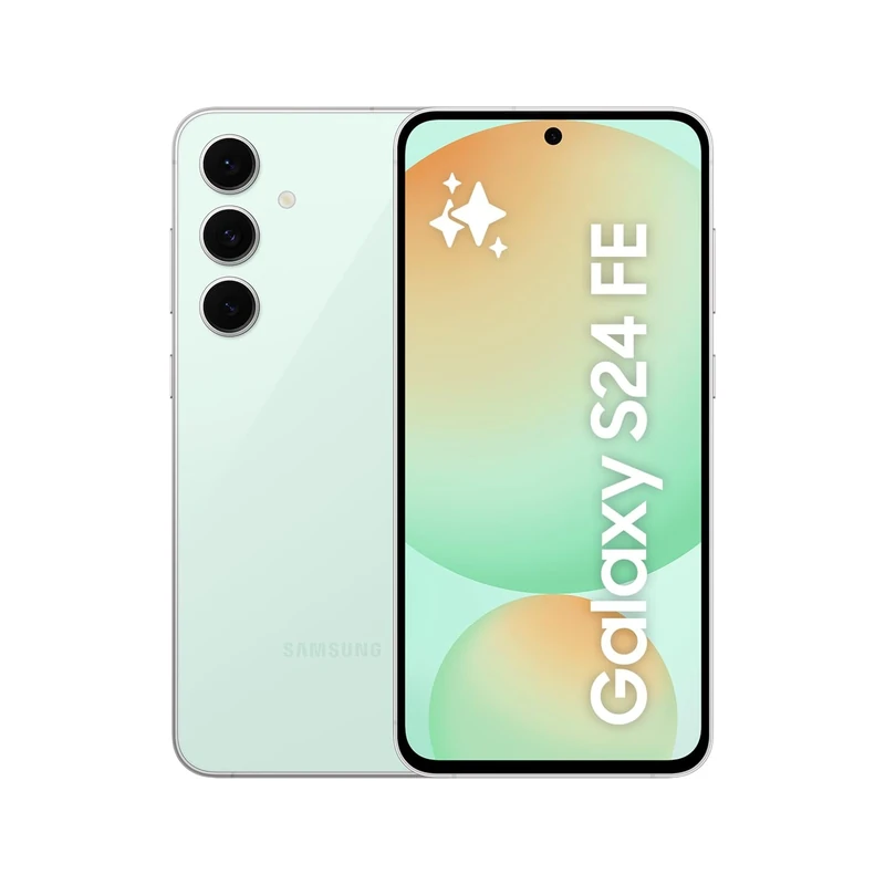 Samsung Galaxy S24 FE, AI Smartphone, Android, 8GB RAM, 128GB Storage, 50MP Camera, Long Battery Life, Unlocked, Mint, 3 Year Samsung Extended Warranty (UK Version)