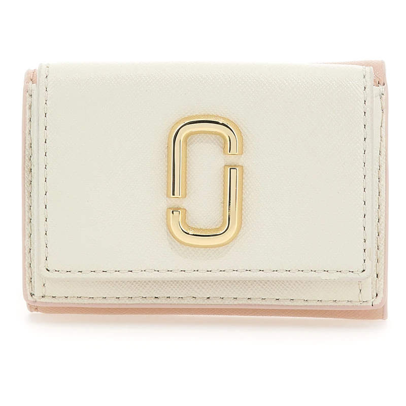 MARC JACOBS Women's The Mini Trifold Wallet, Rose Multi, ONE Size