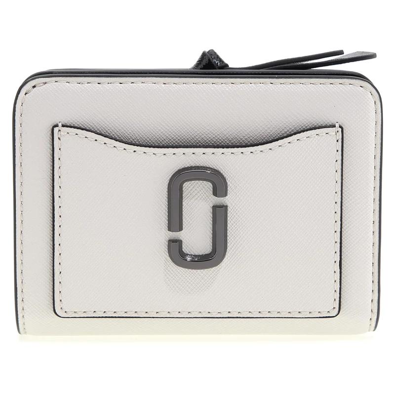 MARC JACOBS The MINI Compact Wallet Black/White