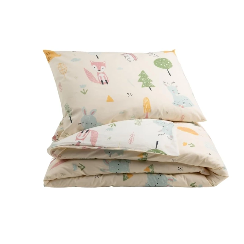 Gamanatura Duvet Cover Set, Cotton, Pink, Single