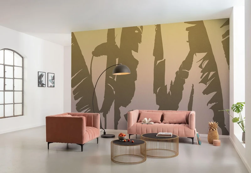 Komar Non-Woven Photo Wallpaper - Bahama Bananas - Size 350 x 250 cm - Wallpaper, Wall Decoration, Living Room, Bedroom, Office