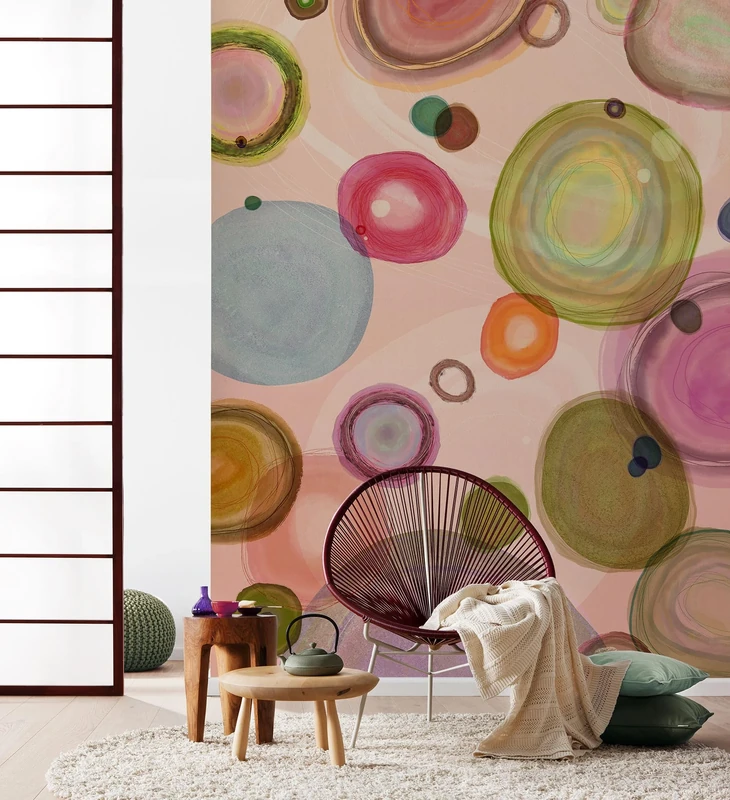 Komar Non-Woven Photo Wallpaper - Microcosmos - Size 200 x 250 cm - Wallpaper, Wall Decoration, Living Room, Bedroom, Office