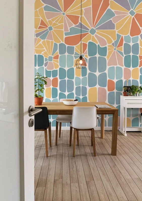 Komar Non-Woven Photo Wallpaper - Garden Dream - Size 300 x 250 cm - Wallpaper, Wall Decoration, Living Room, Bedroom, Office