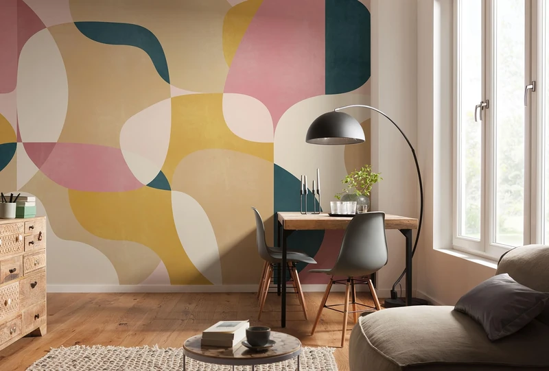 Komar Non-Woven Photo Wallpaper - Baby Girl - Size 350 x 250 cm - Wallpaper, Wall Decoration, Living Room, Bedroom, Office