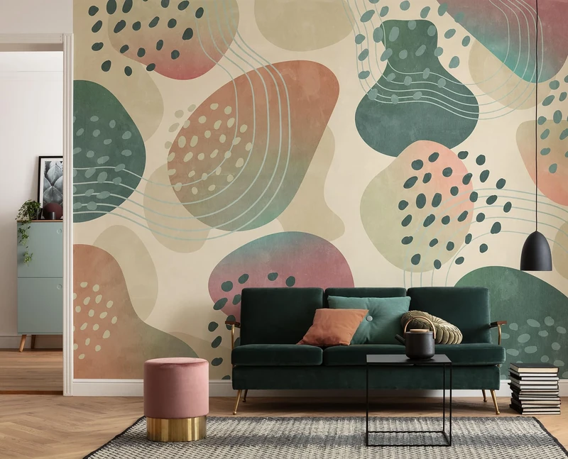 Komar Non-Woven Photo Wallpaper - Bohorama - Size 350 x 250 cm - Wallpaper, Wall Decoration, Living Room, Bedroom, Office