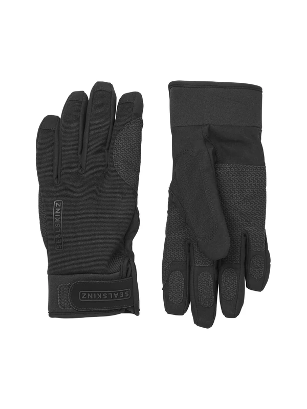 SEALSKINZ | Harling | Unisex Waterproof All Weather Gloves | For Cycling, Outdoor Work | Touch Screen Compatiable | Suede & Merino Wool