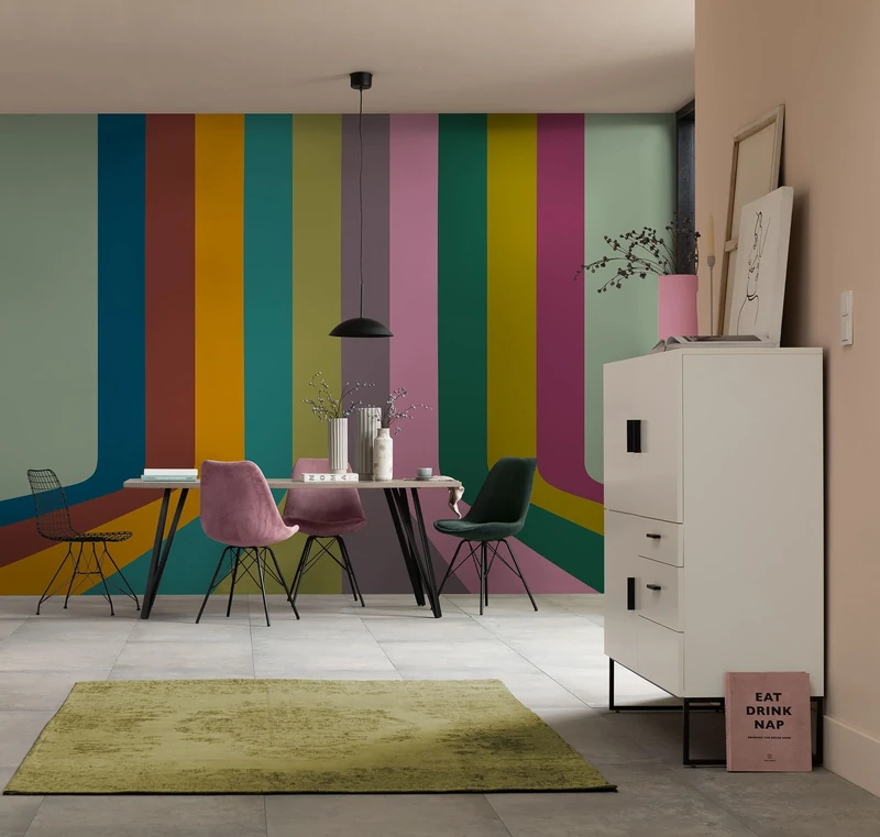 Komar Non-Woven Photo Wallpaper, Modern, Size 350 x 250 cm, Wallpaper, Wall Decoration, Living Room, Bedroom, Office