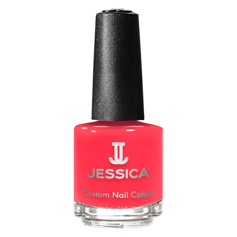 JESSICA Custom Colour Nail Polish | Award-Winning Polish | Strengthening Nail Polish, Long Lasting Nail Varnish | Chip-Resistant & Hard-Wearing for Salon-Quality Finish | Pinatubo Passion | 14.8ml