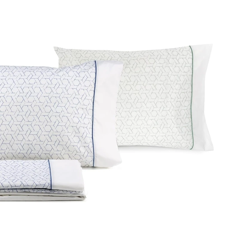 Gamanatura Santorini – Bedding Set – 180 cm Bed – Blue