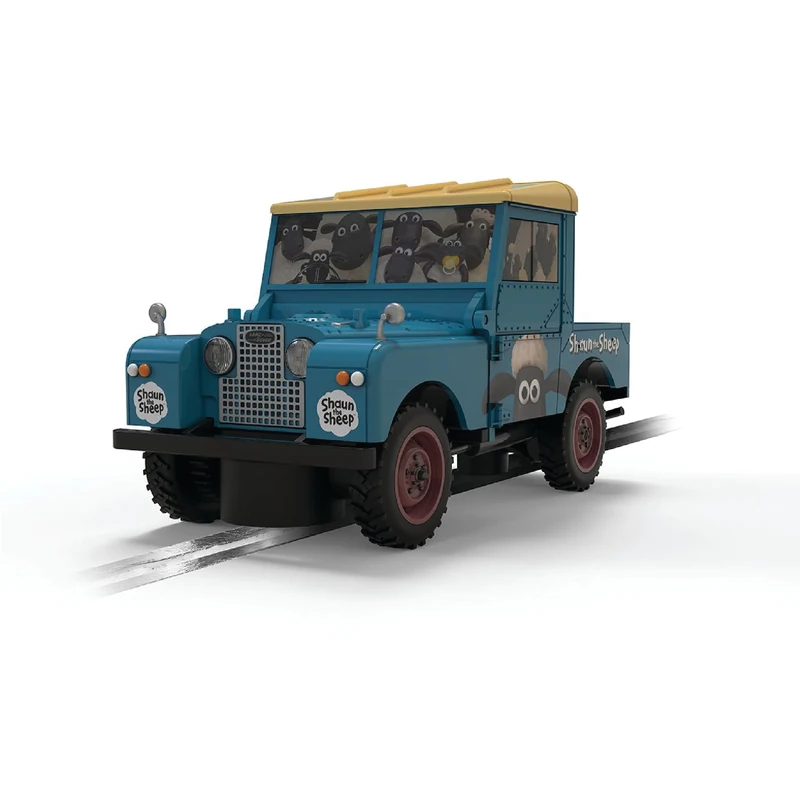 Scalextric Cars - C4543 Land Rover Series 1 - Shaun The Sheep - Toy Slot Car for use Race Tracks or Set - Small Kids Gift Ideas for Boy/Girl, Accessories