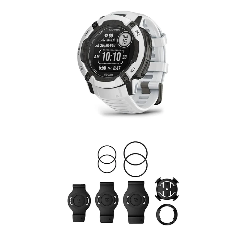 Garmin Instinct 2 Solar – GPS Smartwatch with Infinite Battery Life in Smartwatch Mode & QuickFit Band