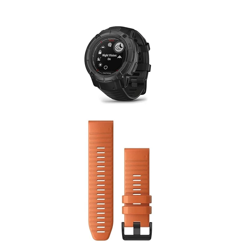 Garmin Instinct 2X Solar – GPS Smartwatch with Infinite Battery Life in Smartwatch Mode, over 40 Sport Apps & QuickFit Band