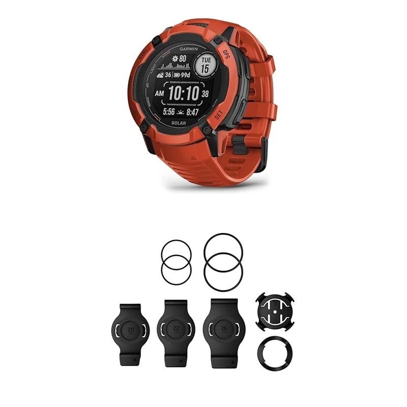 Garmin Instinct 2 Solar Tactical – Rugged GPS Smartwatch with Infinite Battery Life in Smartwatch Mode & QuickFit Band