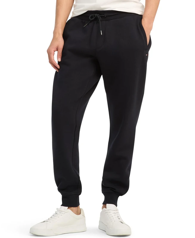 Tommy Hilfiger Men's Casual Fleece Lined Jogger Sweatpants, Also Available in Big & Tall, Desert Sky, Large