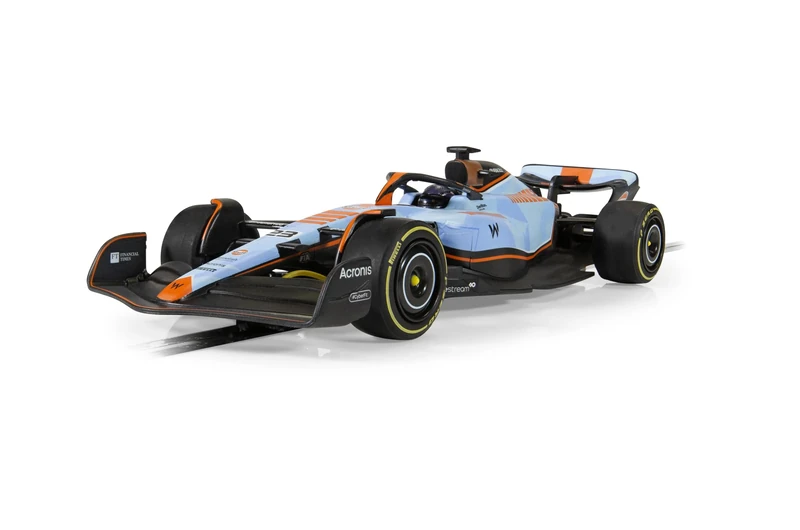 Scalextric Cars - C4559 Williams FW45 - Alex Albon - Gulf Edition - Toy Slot Car for use Race Tracks or Set - Small Kids Gift Ideas for Boy/Girl, Accessories, Blue