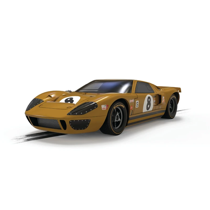 Scalextric Cars - C4495 Ford GT40 - BOAC 500 1968 - Drury/Holland - Toy Slot Car for use with Race Tracks and Set - Small Kids Gift Ideas for Boy/Girl, Accessories