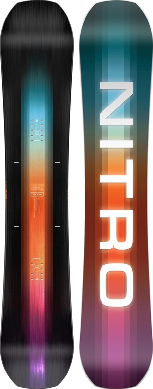 Nitro Snowboards Men's Team Board '25, Freestyle/Freerideboard, Directional Twin, True Camber, All-Terrain, 152