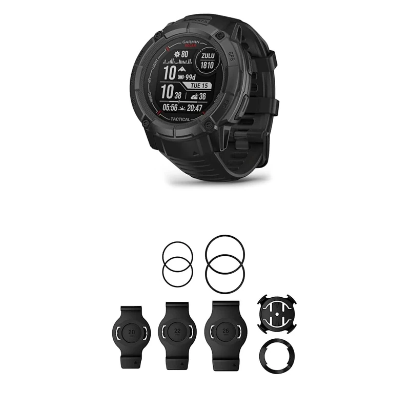 Garmin Instinct 2X Solar – GPS Smartwatch with Infinite Battery Life in Smartwatch Mode, over 40 Sport Apps & QuickFit Band