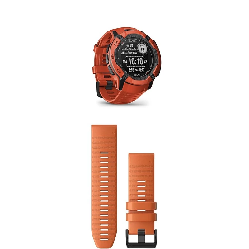 Garmin Instinct 2S – Slim GPS Smartwatch with up to 21 Days Battery Life & QuickFit Band