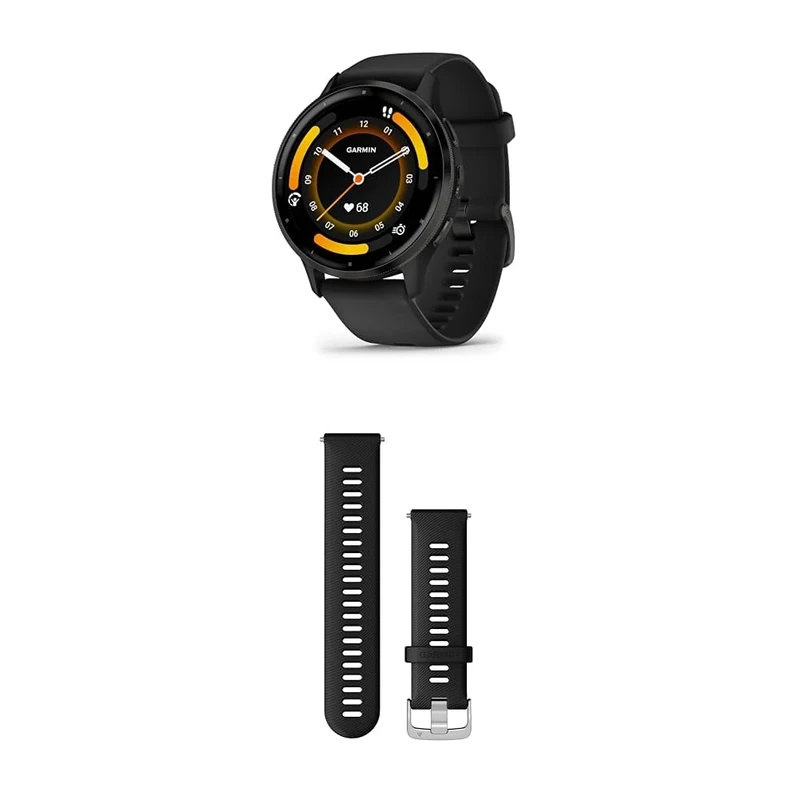 Garmin Venu 3 – GPS Fitness Smartwatch with Bluetooth Calling and Voice Assistant, Ultra-sharp 1.3/1.1 inch & Quick Release Band