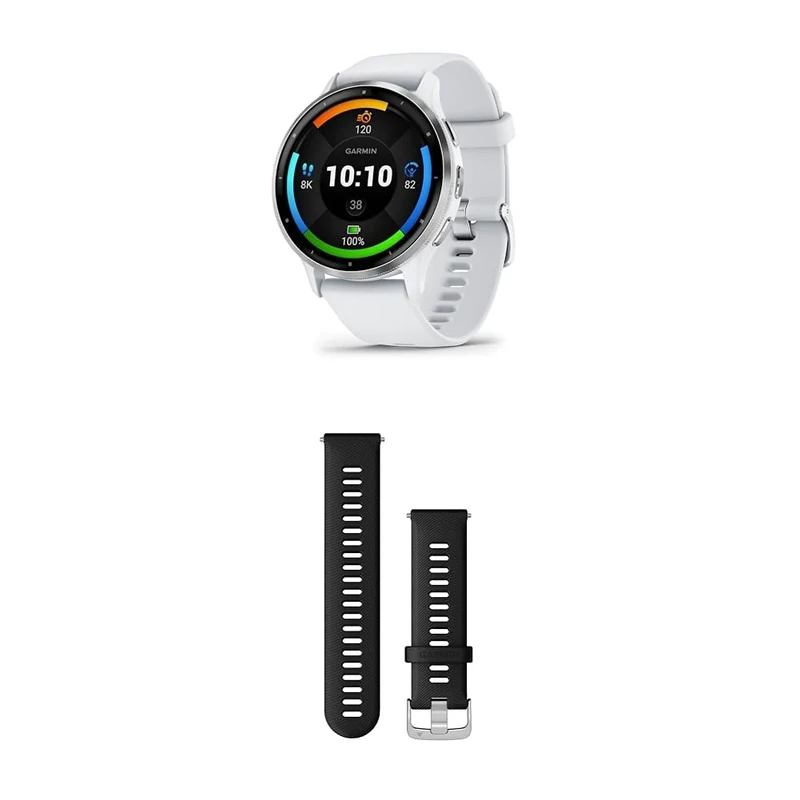 Garmin Venu 3 – GPS Fitness Smartwatch with Bluetooth Calling and Voice Assistant, Ultra-sharp 1.3/1.1 inch & Quick Release Band