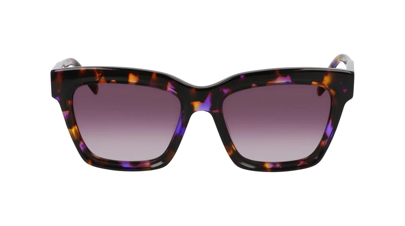 DKNY Women's DK551S Sunglasses, Violet Tortoise, One Size