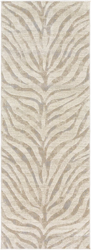 Livabliss Cybele Geometric Rug - Scandi Runner Rugs for Living Room 80x150 cm, Hallway, Kitchen - Neutral, Patterned Carpet Runners, Boho Style, Easy Care - Large Rug, Brown, Light Grey and Beige