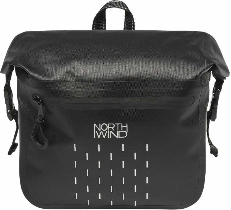 Northwind Smartbag Pure MLT Pannier Rack Bag (6 L Storage Space, MonkeyLoad Adapter Plate, Secure Attachment, Water-Repellent, Includes Rain Cover)