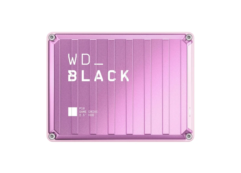 WD_BLACK P10 4TB Game Drive, Portable External Hard Drive for On-The-Go Access to Your Game Library, Works with Playstation, Xbox, PC, Save up to 150 games, Includes One Month Discord NITRO offer-PINK