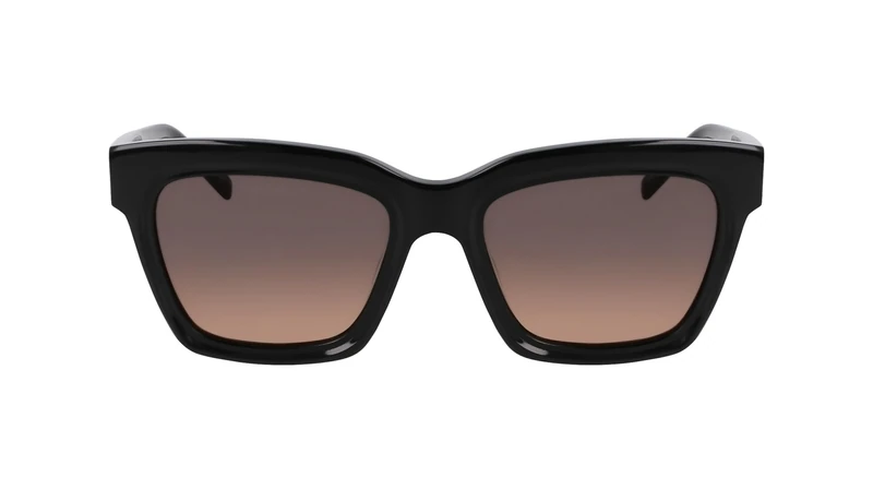 DKNY Women's DK551S Sunglasses, Black, One Size