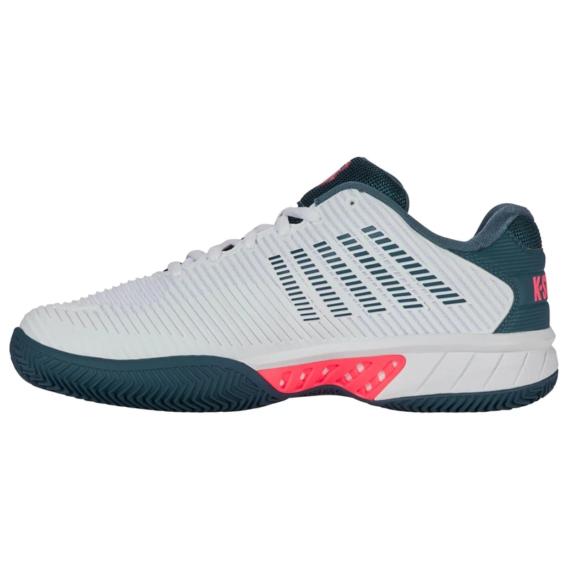 K-Swiss Men's Hypercourt Express 2 Tennis Shoe, Wht Strgzer Nblze, 12 UK