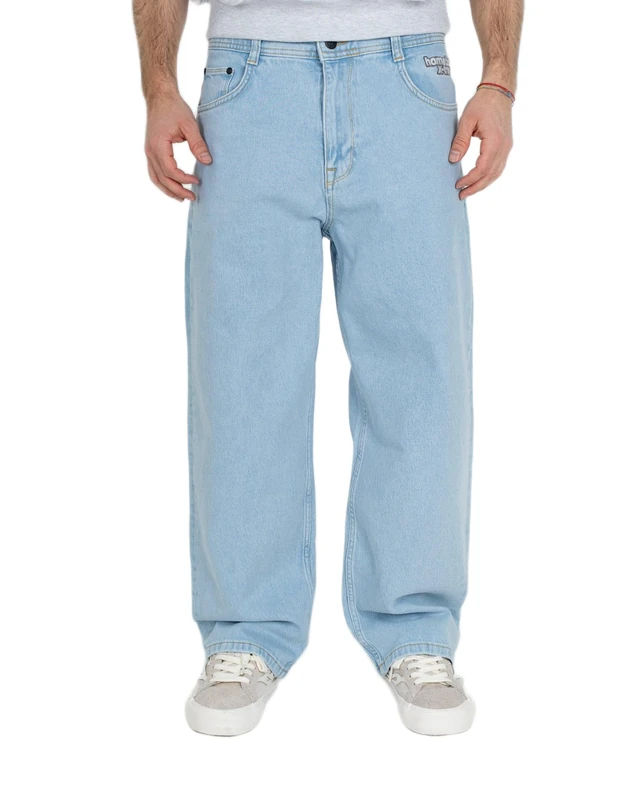 Homeboy Unisex X-Tra Baggy Denim Pants, Moon, 29 L32