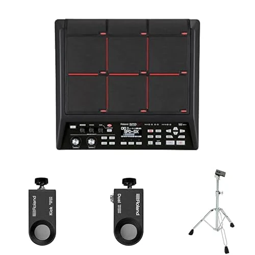 Roland SPD-SX bundle with, RT-30K, RT-30HR and PDS-20 pad stand
