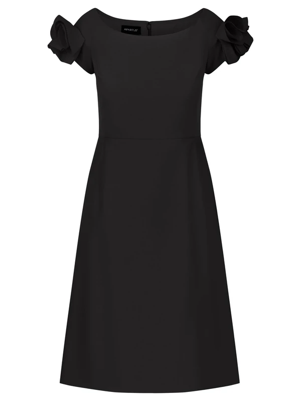 APART Fashion Women's Cocktailkleid Cocktail Dress, Black, 10