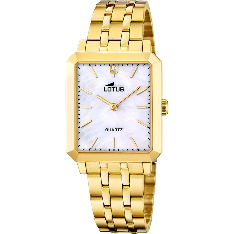 Lotus Ladies Gold PVD-Plated Steel Watch with Steel Bracelet 18982/1