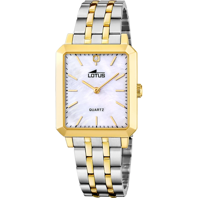 Lotus Ladies Gold PVD-Plated Steel Watch with Steel Bracelet 18981/1
