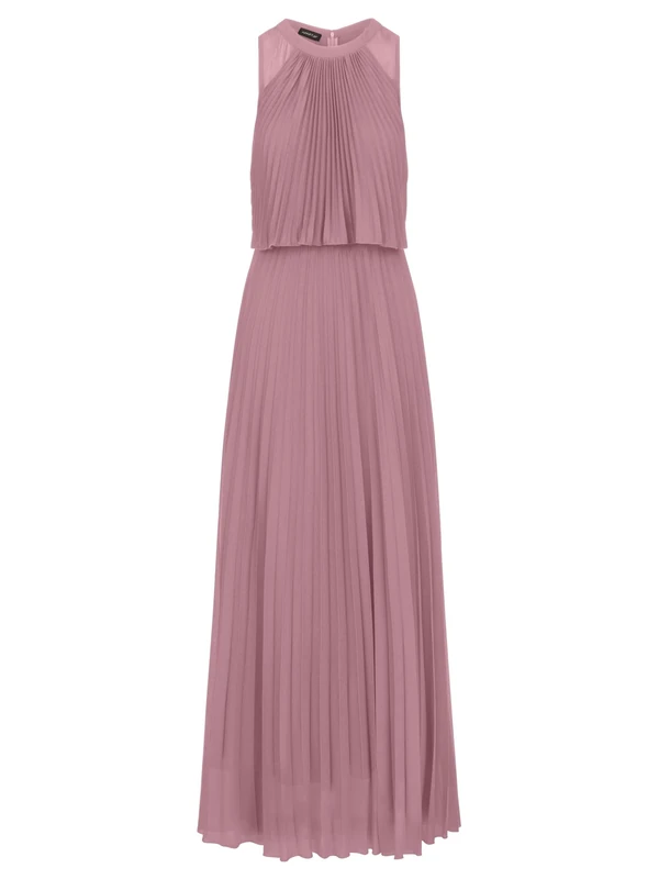APART Fashion Women's Apart Abendkleid mit Lose Fallendem Sonnenplissee Dress, Mauve, 18 - Image 1