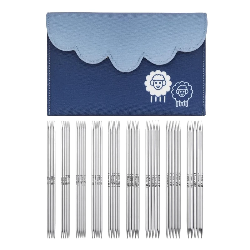 KnitPro Nova Deluxe Double Pointed Needle Set 6" (15cm) | 9 Sizes (2mm to 4mm)