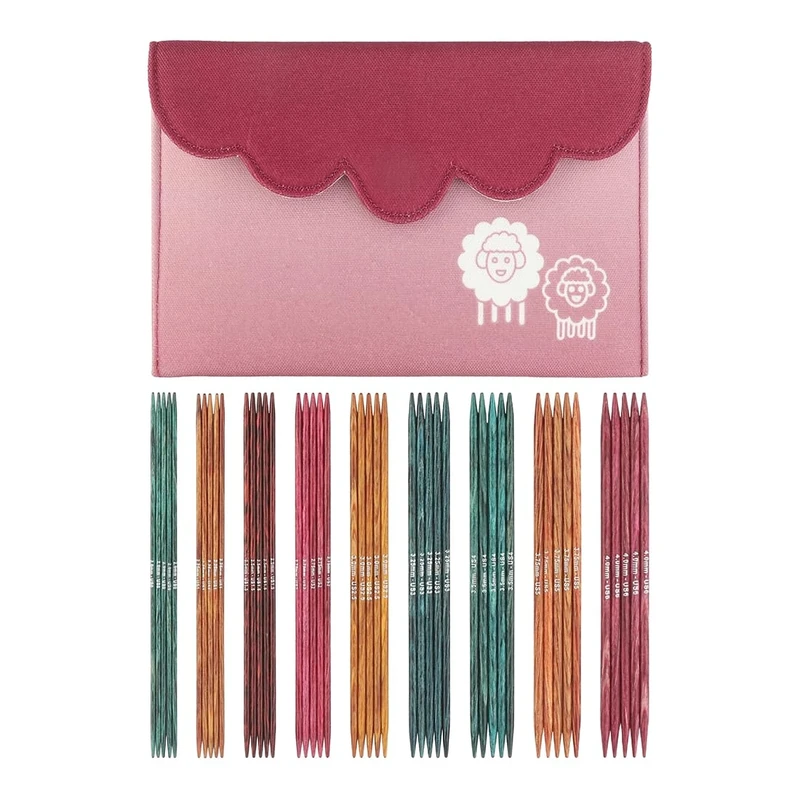 KnitPro Dreamz Deluxe Double Pointed Needle Set 6" (15cm) | 9 Sizes (2mm to 4mm)