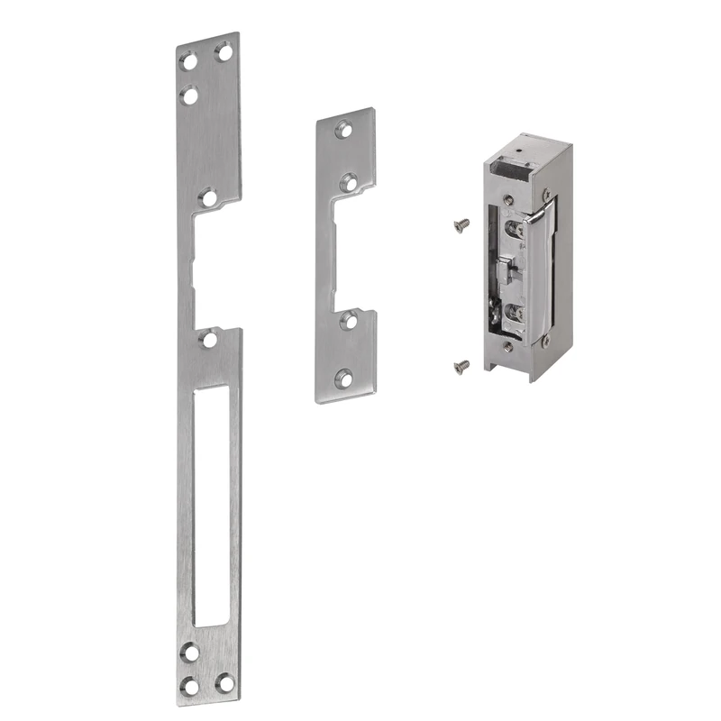 EMOS C0030 Electric Torque Pin, 12V/0.5A Door Lock with 2 Layers Open/Closed, Compatible GoSmart Intercoms and Video Chimes, Silver