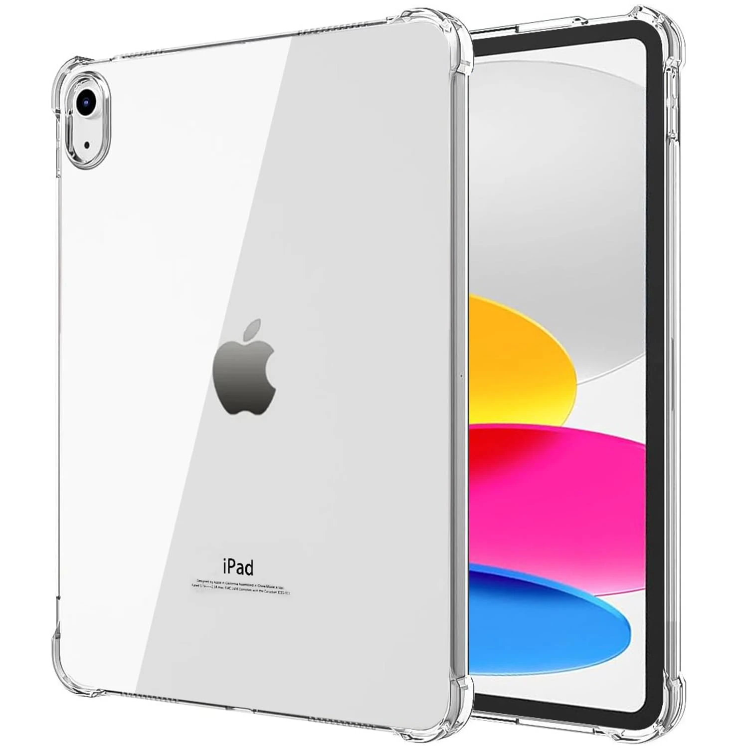 GALTD Clear Case for iPad (A16) 11th Generation 11 Inch/ 10th Generation 10.9 Inch (Models: 2025/2022), Slim Lightweight TPU Protective Shockproof Cover with Raised Edge, Transparent Back Bumper
