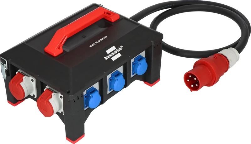Brennenstuhl BSV 5-63A Rubber Power Distributor - CEE 63A