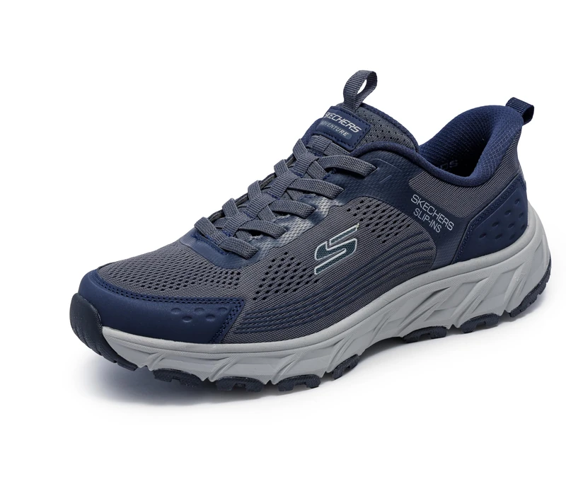 Skechers Men's Hillcrest 2.0 Slip-On, Navy Synthetic/Textile/Trim, 6.5 UK - Image 1
